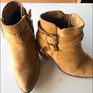 Cute tan booties